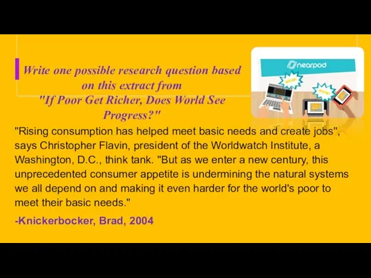 "Rising consumption has helped meet basic needs and create jobs", says Christopher