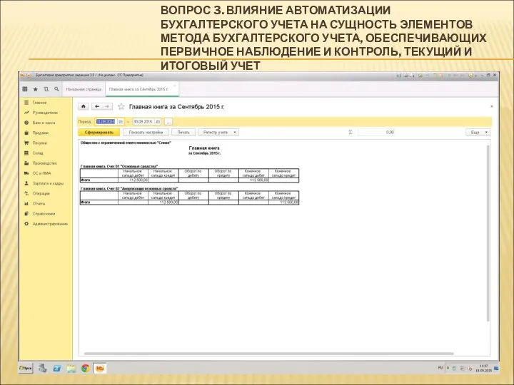 ВОПРОС 3. ВЛИЯНИЕ АВТОМАТИЗАЦИИ БУХГАЛТЕРСКОГО УЧЕТА НА СУЩНОСТЬ ЭЛЕМЕНТОВ МЕТОДА БУХГАЛТЕРСКОГО УЧЕТА,