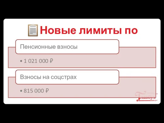 ?Новые лимиты по взносам