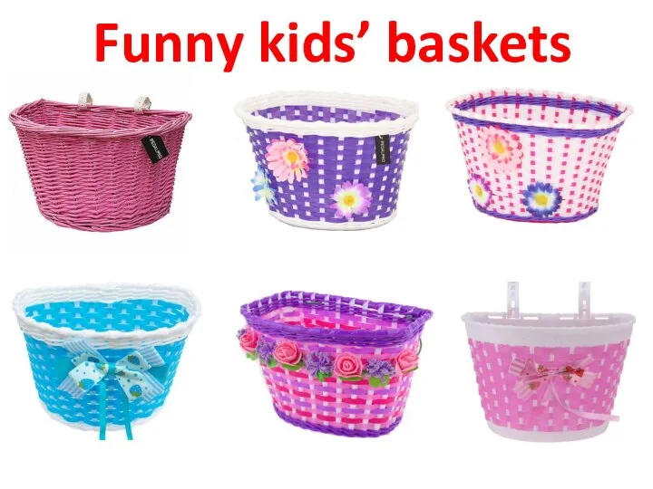 Funny kids’ baskets