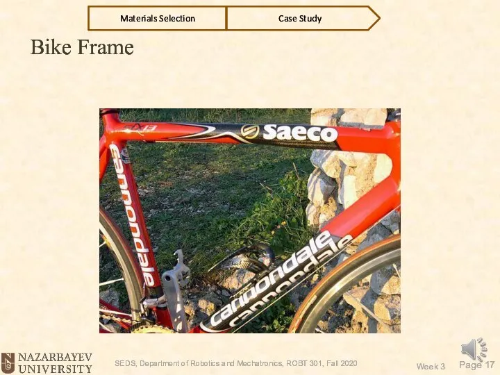 Bike Frame Case Study Materials Selection