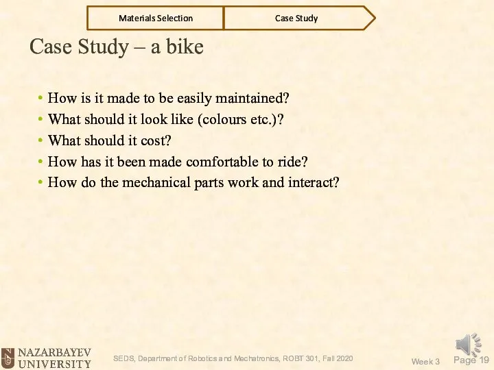 Case Study – a bike How is it made to be easily