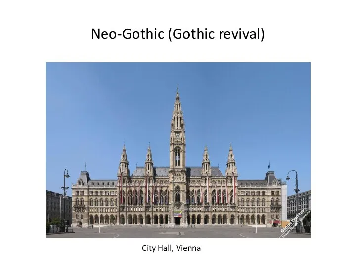 Neo-Gothic (Gothic revival) City Hall, Vienna