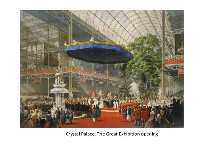 Crystal Palace, The Great Exhibition opening