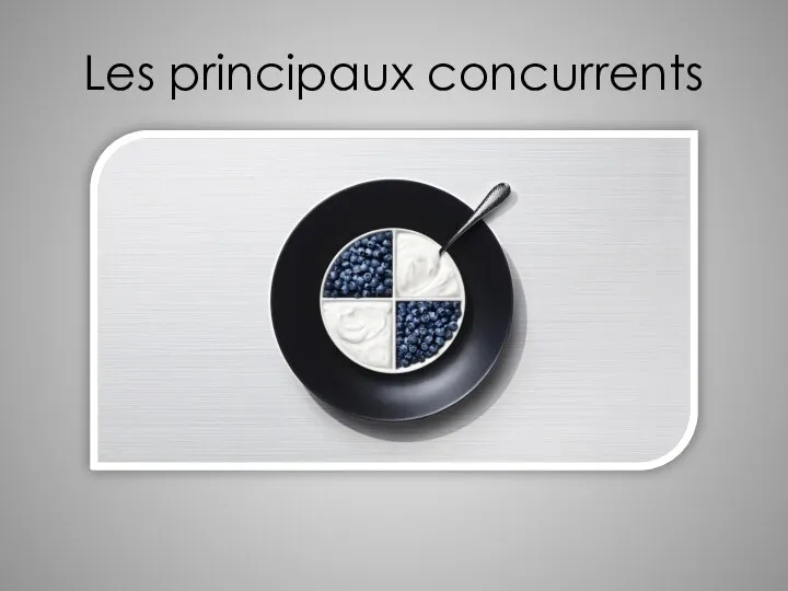 Les principaux concurrents