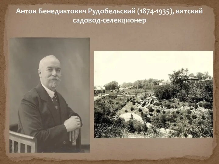 Антон Бенедиктович Рудобельский (1874-1935), вятский садовод-селекционер