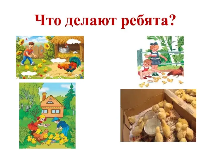 Что делают ребята?