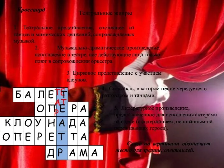 ТЕАТР Б А Л Е Т О П Е Р А К