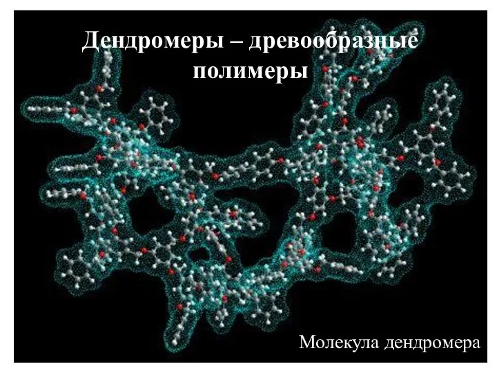 Дендромеры – древообразные полимеры Молекула дендромера