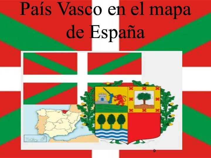 País Vasco en el mapa de España