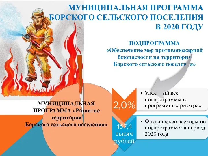 МУНИЦИПАЛЬНАЯ ПРОГРАММА БОРСКОГО СЕЛЬСКОГО ПОСЕЛЕНИЯ В 2020 ГОДУ МУНИЦИПАЛЬНАЯ ПРОГРАММА «Развитие территории