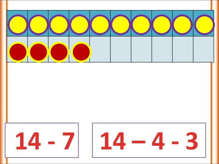 14 - 7 14 – 4 - 3