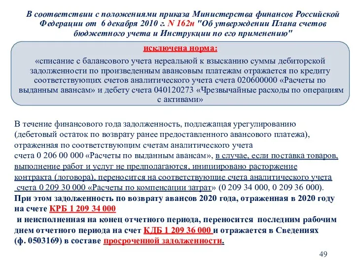 В соответствии с положениями приказа Министерства финансов Российской Федерации от 6 декабря