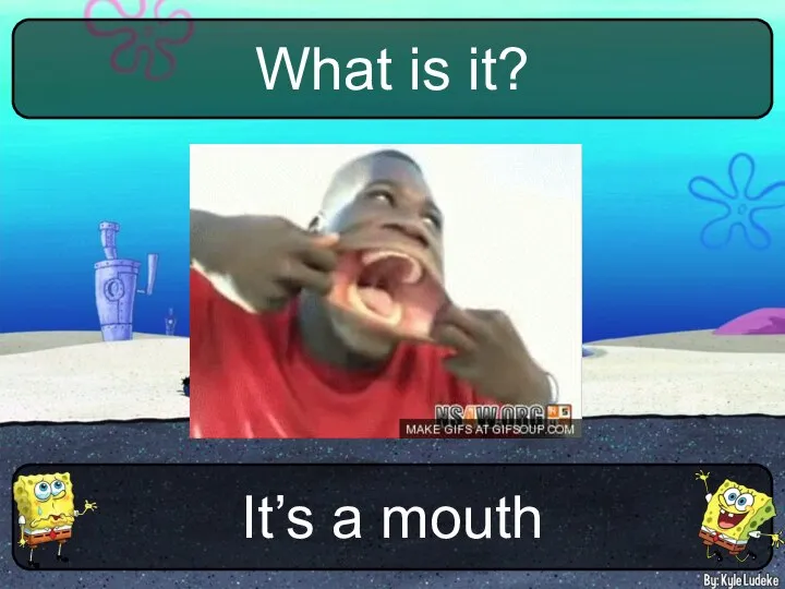 It’s a mouth What is it?