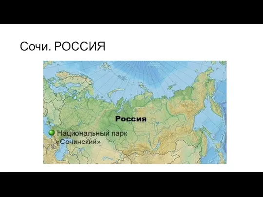 Сочи. РОССИЯ