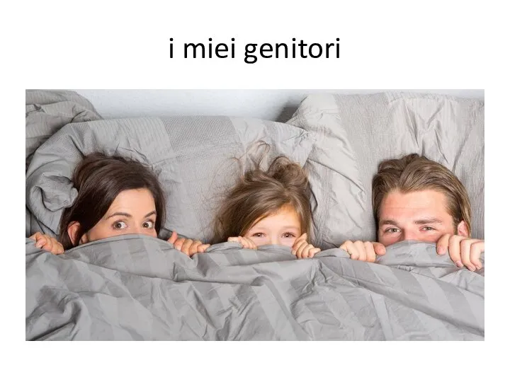 i miei genitori