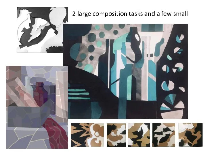 2 large composition tasks and a few small