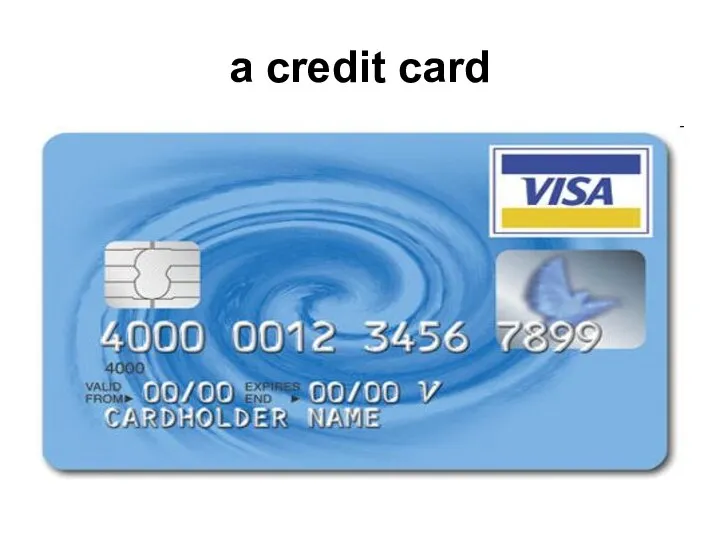 a credit card