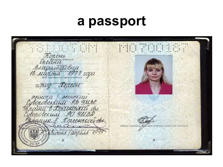 a passport