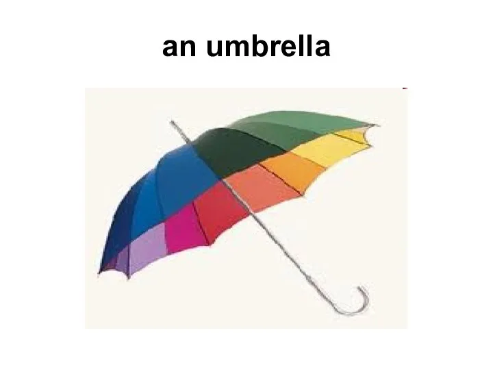 an umbrella