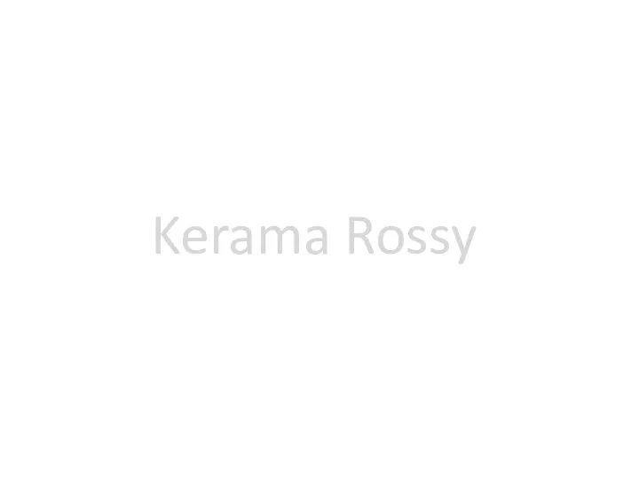 Kerama Rossy