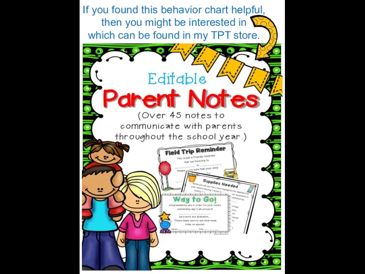 If you found this behavior chart helpful, then you might be interested