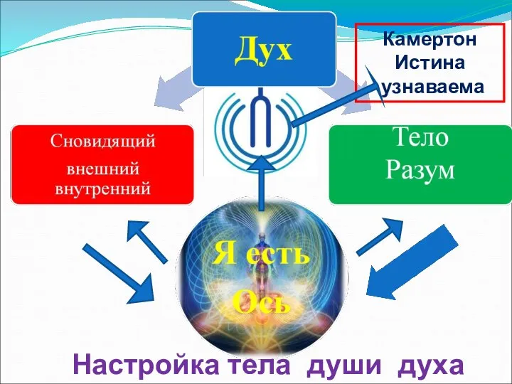 Настройка тела души духа Камертон Истина узнаваема