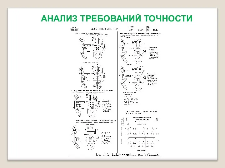 АНАЛИЗ ТРЕБОВАНИЙ ТОЧНОСТИ