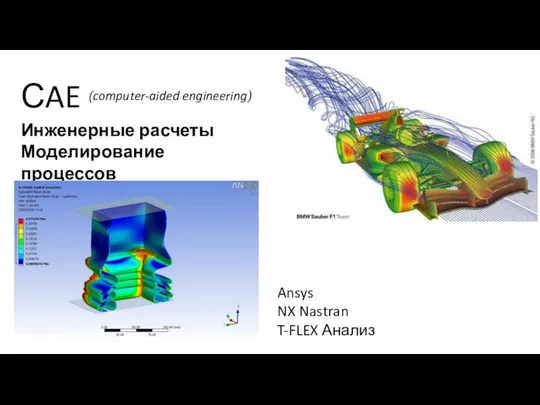 СAE (computer-aided engineering) Инженерные расчеты Моделирование процессов Ansys NX Nastran T-FLEX Анализ