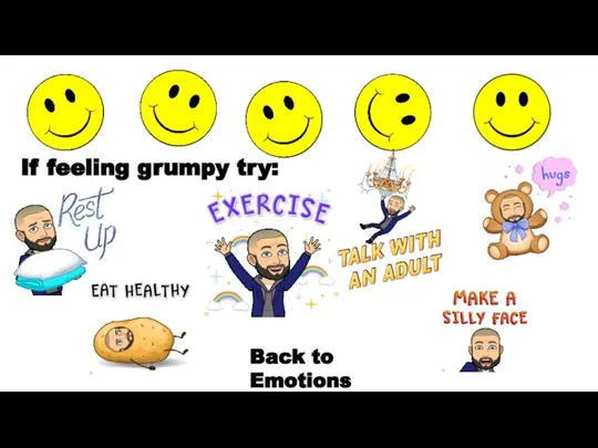 If feeling grumpy try: Back to Emotions