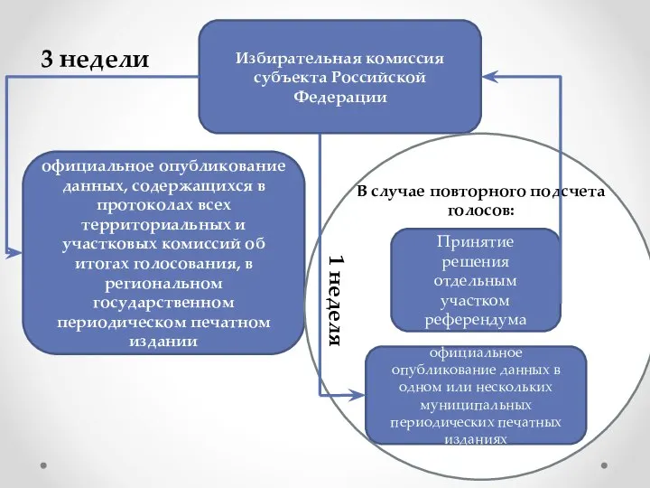 официальное опубликование данных, содержащихся в протоколах всех территориальных и участковых комиссий об