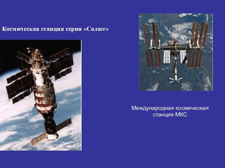 Космическая станция серии «Салют» Международная космическая станция МКС