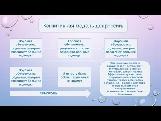 Хорошая обучаемость, родители, которые возлагают большие надежды Хорошая обучаемость, родители, которые возлагают