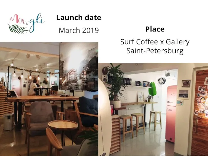 Launch date March 2019 Place Surf Coffee x Gallery Saint-Petersburg