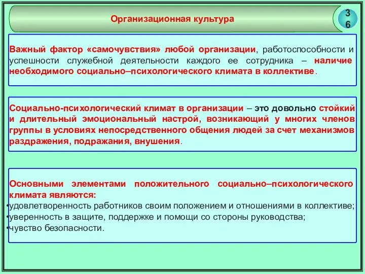 Социально-психологический климат в организации – это довольно стойкий и длительный эмоциональный настрой,