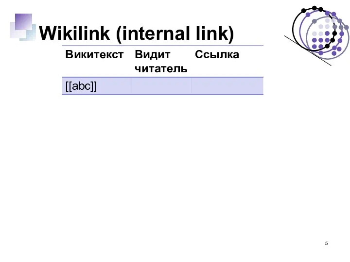 Wikilink (internal link)