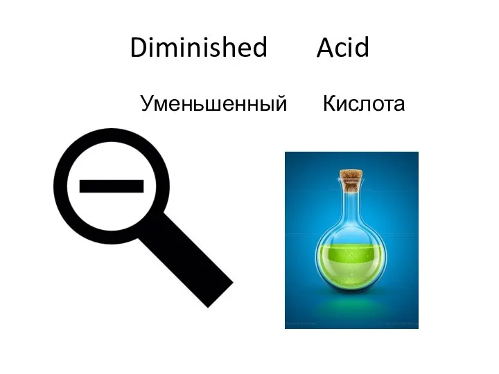 Diminished Acid Уменьшенный Кислота