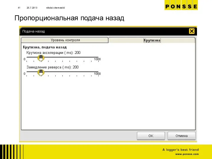 25.7.2013 nikolai chernutskii Пропорциональная подача назад