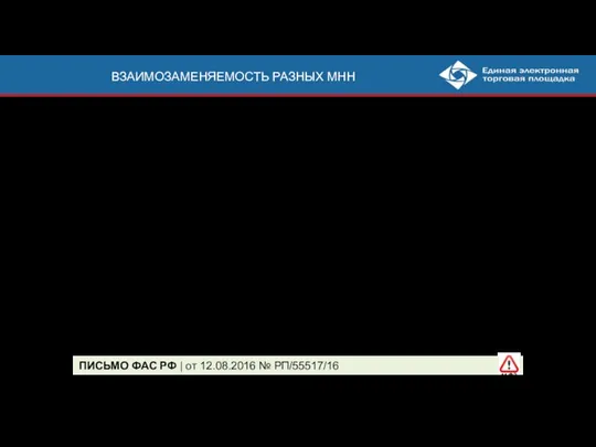 ВЗАИМОЗАМЕНЯЕМОСТЬ РАЗНЫХ МНН Лекарственные препараты с МНН Периндоприл и Периндоприла аргинин формируют