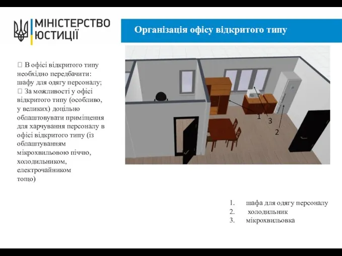 Організація Сервісного центру за інших вимог ? В офісі відкритого типу необхідно