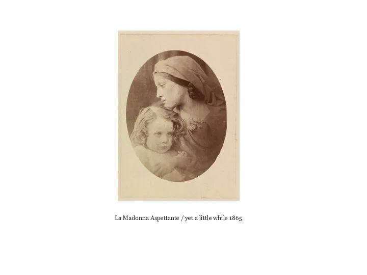 La Madonna Aspettante / yet a little while 1865