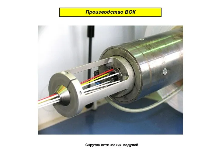 Производство ВОК Скрутка оптических модулей