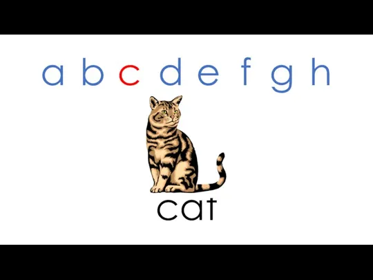 cat a b c d e f g h