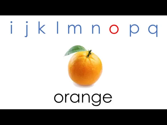 orange i j k l m n o p q