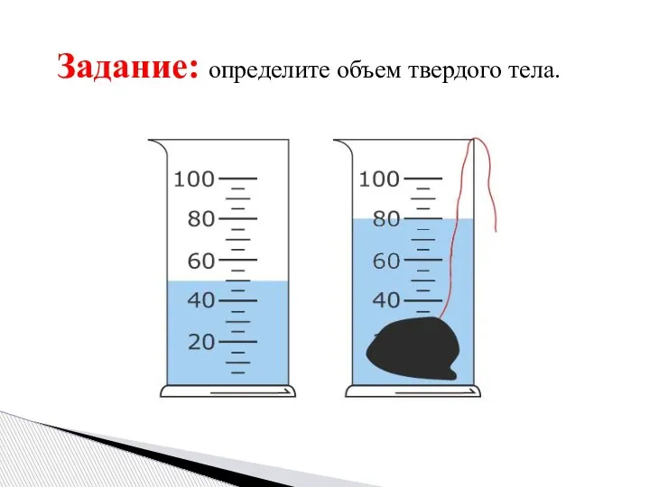 Задание: определите объем твердого тела.