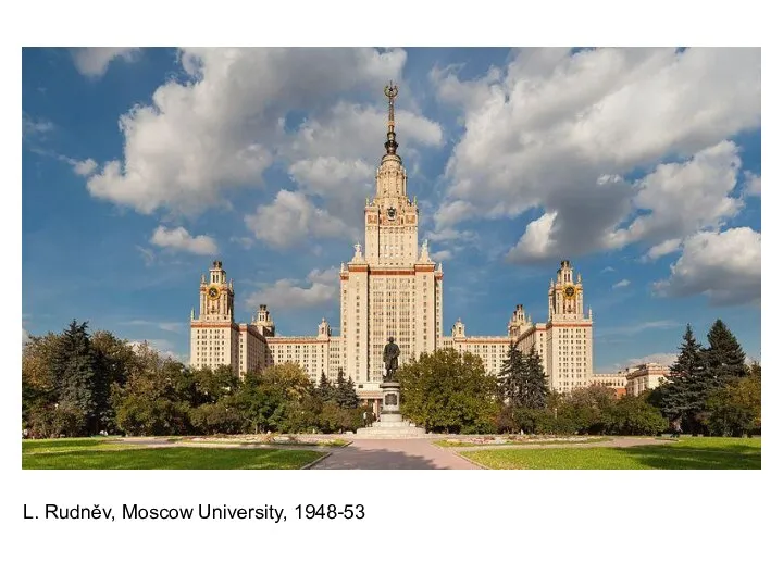 L. Rudněv, Moscow University, 1948-53