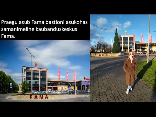 Praegu asub Fama bastioni asukohas samanimeline kaubanduskeskus Fama.