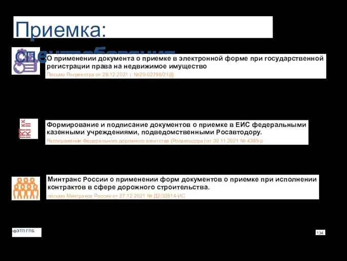 Приемка: спецтребования IKI кк IKI II О применении документа о приемке в