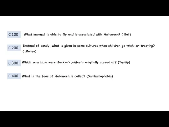What mammal is able to fly and is associated with Halloween? (