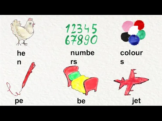 hen numbers jet pen bed colours